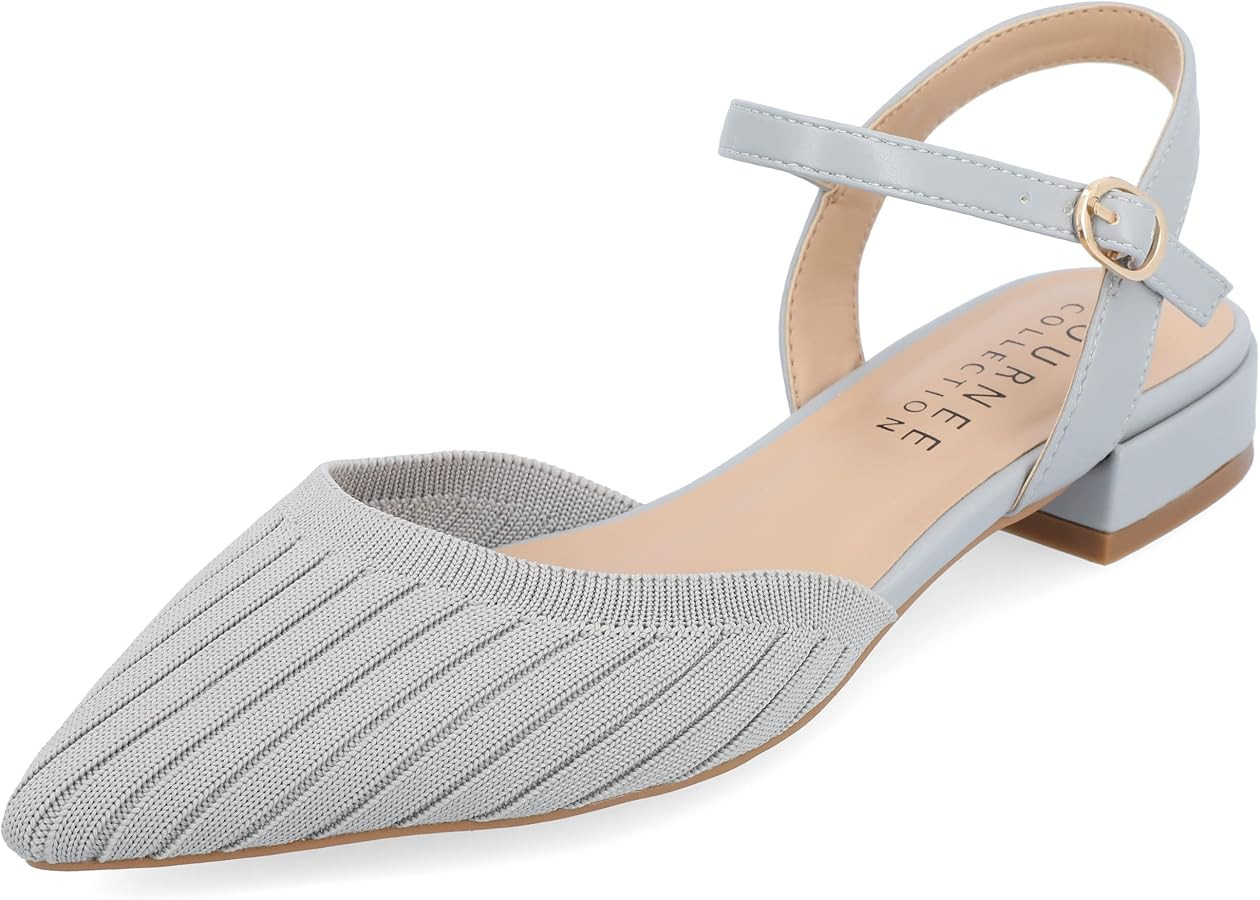 Journee Collection Women's Medium and Wide Width Ansley Flats | Amazon (US)