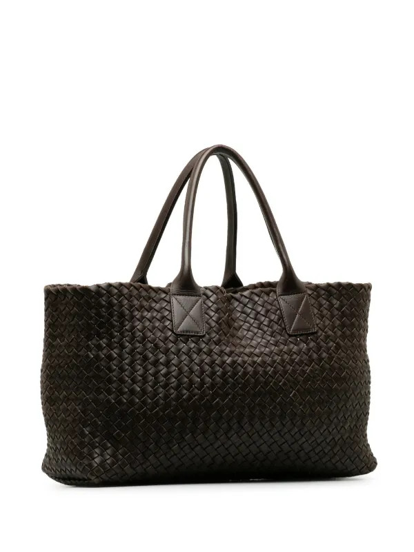 Bottega Veneta Pre-Owned 2010 Large Cabat Tote Bag - Farfetch | Farfetch Global