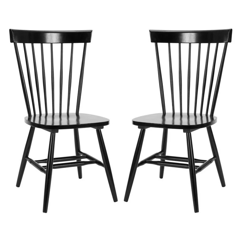 Safavieh Joslyn Dining Side Chairs - Black - Set of 2 | Walmart (US)
