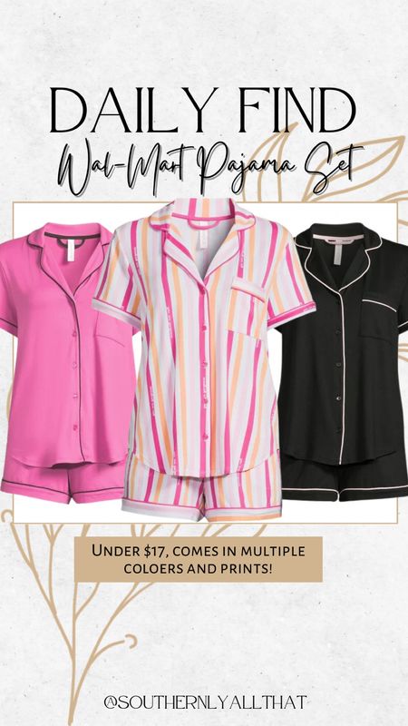 Daily Find - Wal-Mart Pajamas Set
..
Pjs • Stripes • Pajamas Set • Pink
..


#LTKfamily #LTKFind #LTKunder50
