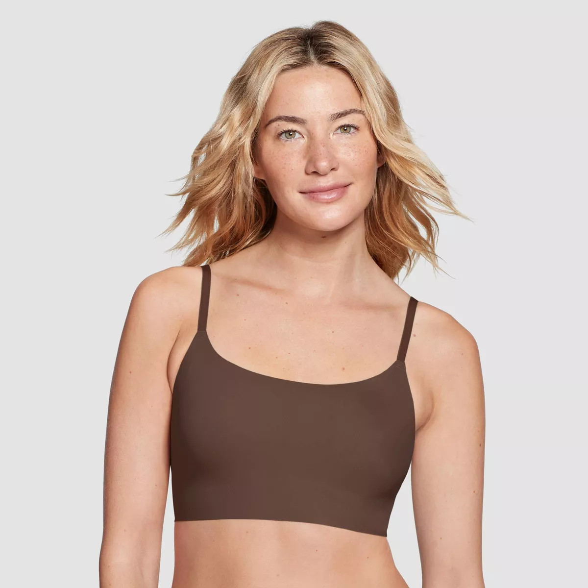 True & Co. True Everybody Women's Adjustable Strap Scoop Neck Bra | Target