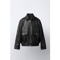 Zara - Jacke In Kunstlederoptik Mit Taschen - Schwarz - 11-12 Jahre (148 Cm) - Unisex | Zara DE
