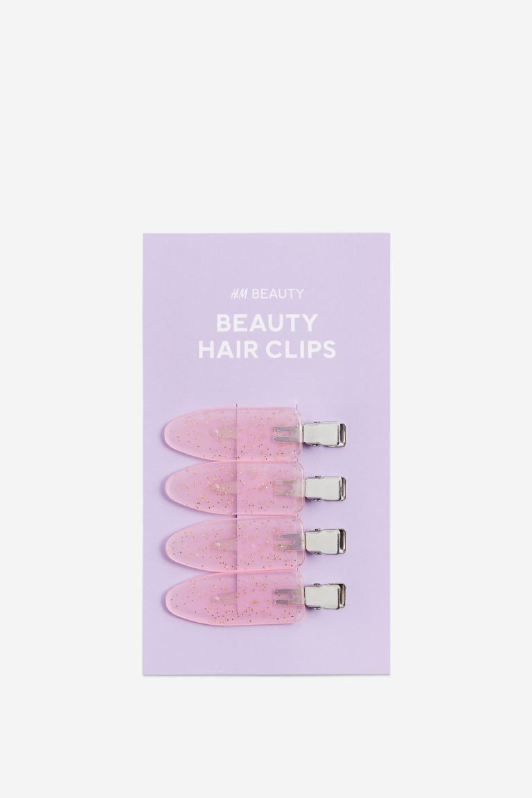 Lot de 4 barrettes make-up - Rose - FEMME | H&M FR | H&M (FR, IT, ES, PT, BE)