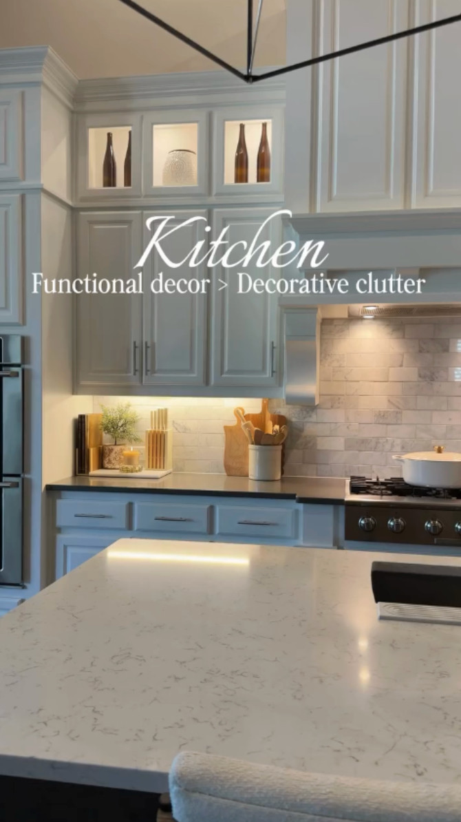 Kitchen functional decor 🤍
Pieces that look beautiful but actually get used. 

 #LTKdayinmylife #LTKmomlife #LTKHome