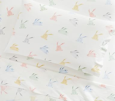 Modern Easter Organic Sheet Set & Pillowcases | Pottery Barn Kids