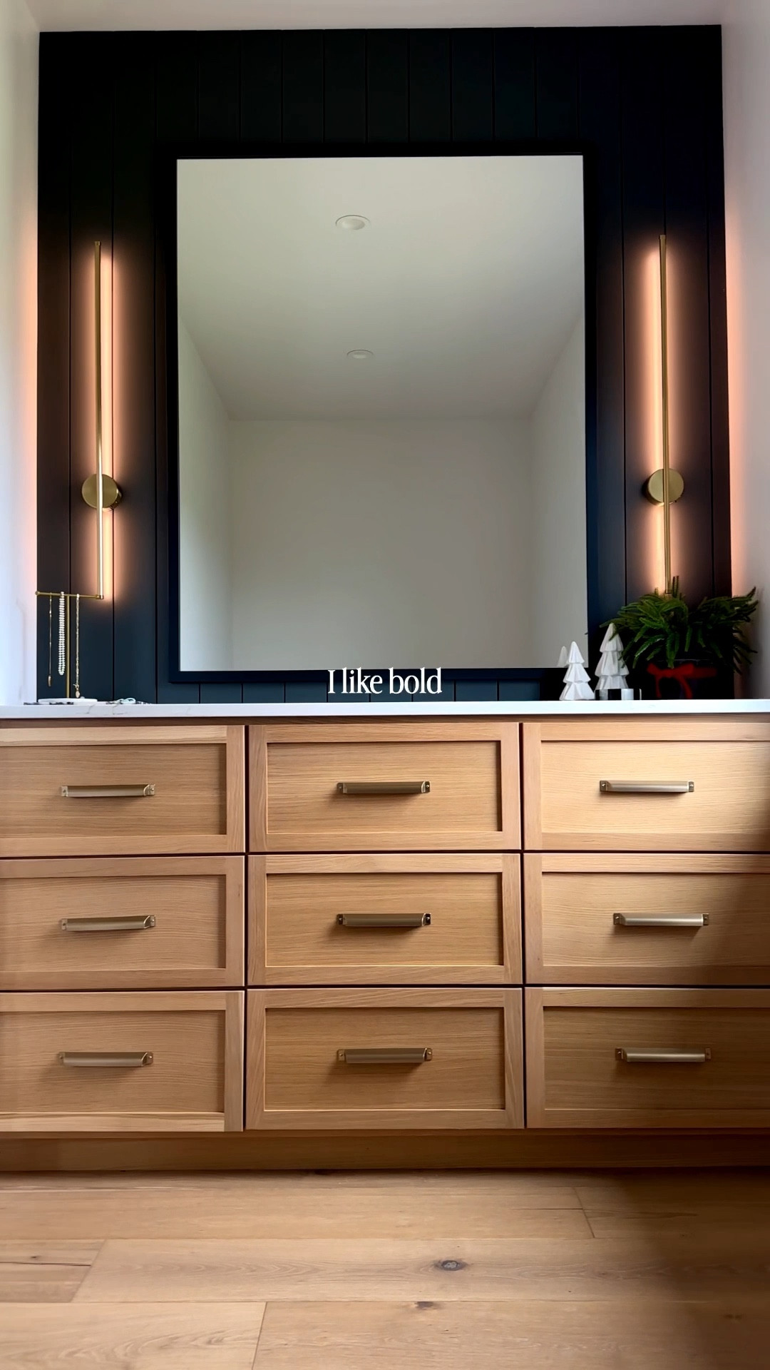 Modern home design 🤍
 
kitchen, dining room, entryway, bedroom, bathroom, closet, cabinets, dark paint, white oak, modern, minimal, neutral, bold, home decor, interior design

#LTKHome