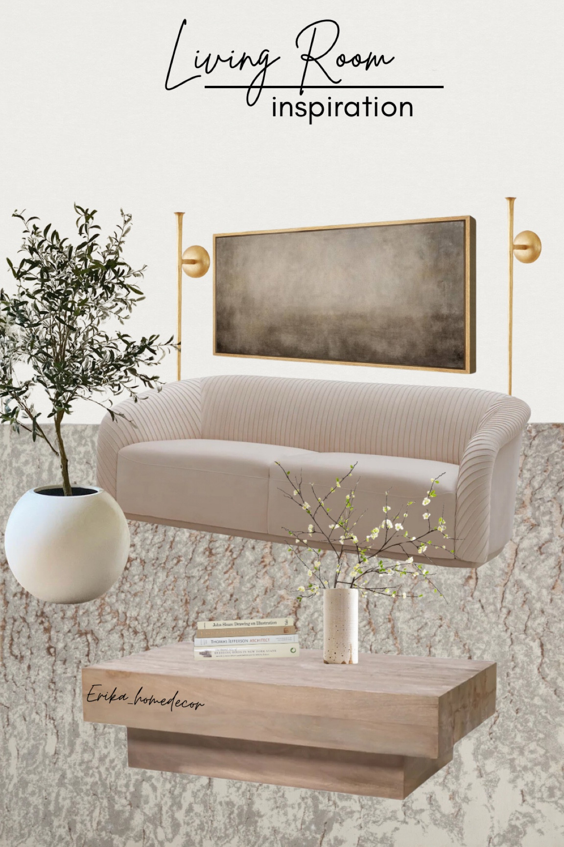 I’m loving this living room inspiration, I couldn’t tag the wall scones and coffee table but, the scones are from Zgallerie and coffee table from Styleme. 

#LTKHome #LTKU