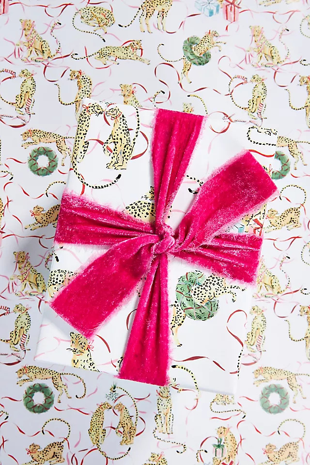 Susannah Garrod Joyful Leopards Wrapping Paper Roll | Anthropologie (US)