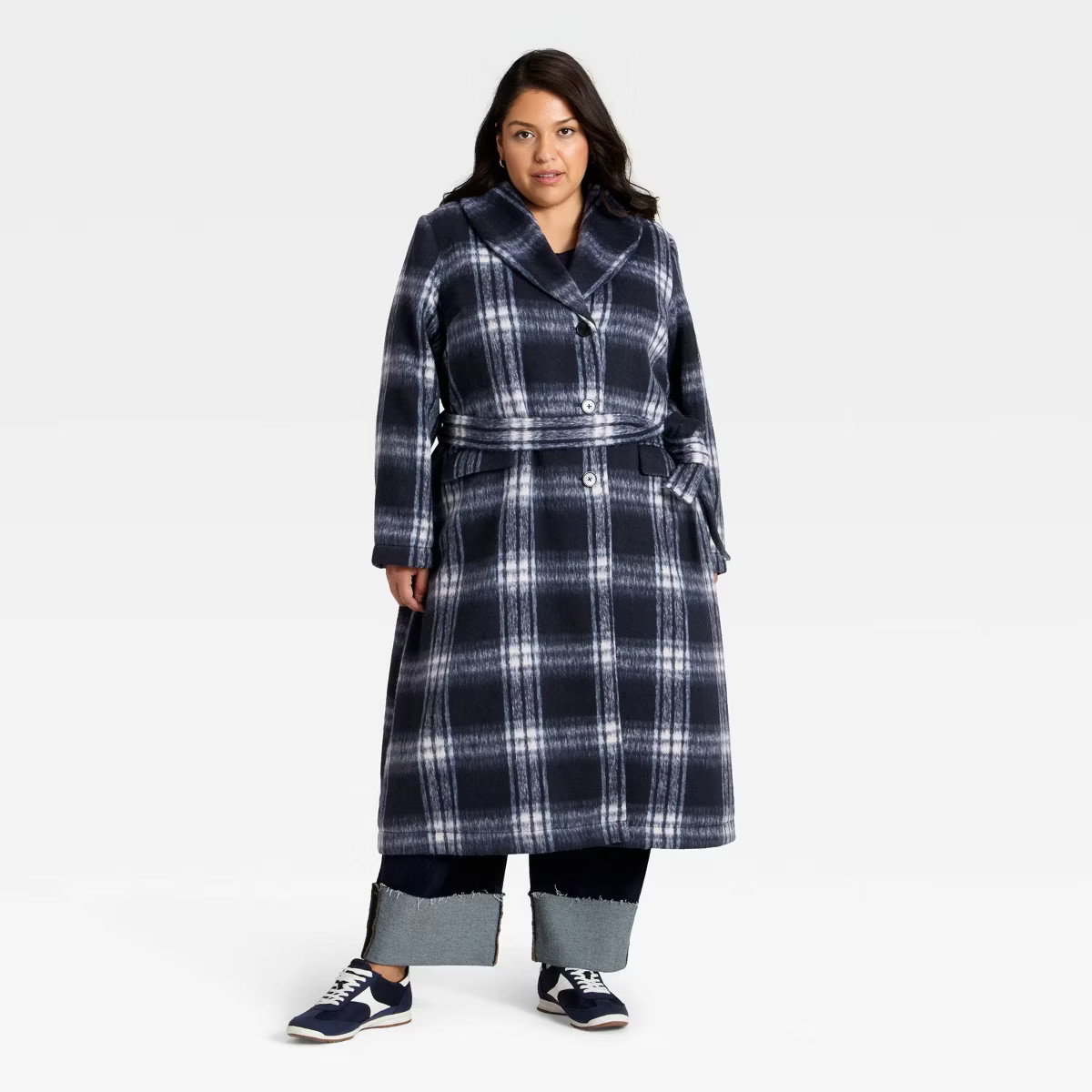 Women's Belted Coat - Ava & Viv™ | Target