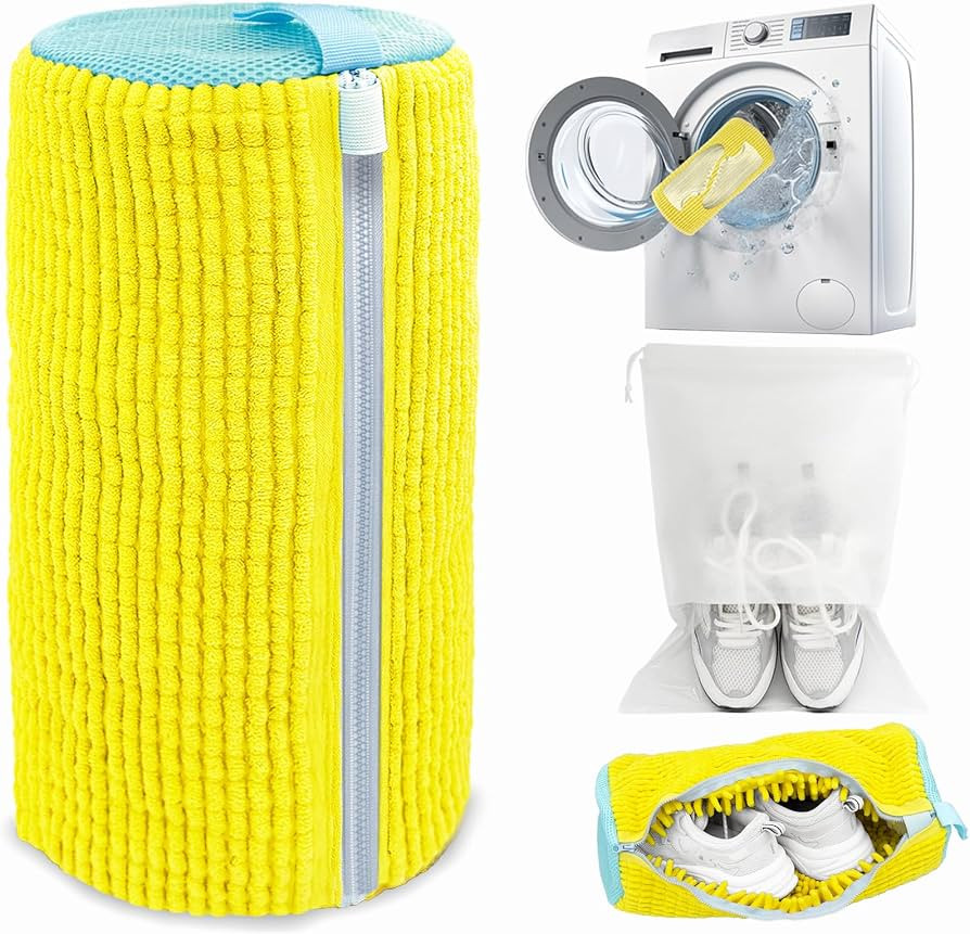 Shoe Washing Machine Bag,Laundry Shoe Bag for Washer and Dryer,Reusable Shoe Cleaning Bag for Sne... | Amazon (US)