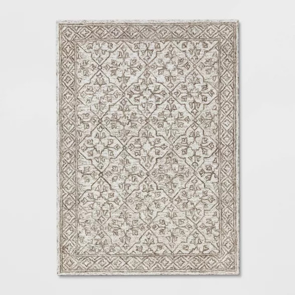 Argyle Tufted Area Rug Blue - Threshold™ | Target