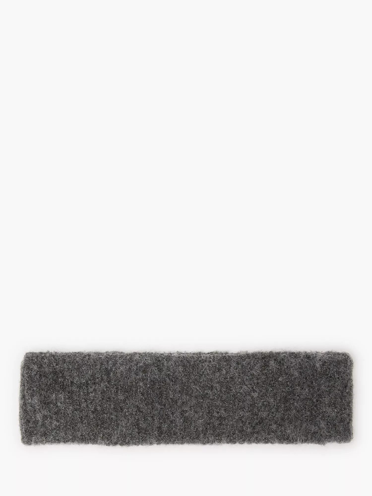 French Connection Kezia Knitted Headband, Charcoal Grey | John Lewis (UK)