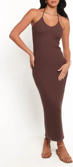 Darya Cotton Blend Halter Sweater Dress | Nordstrom