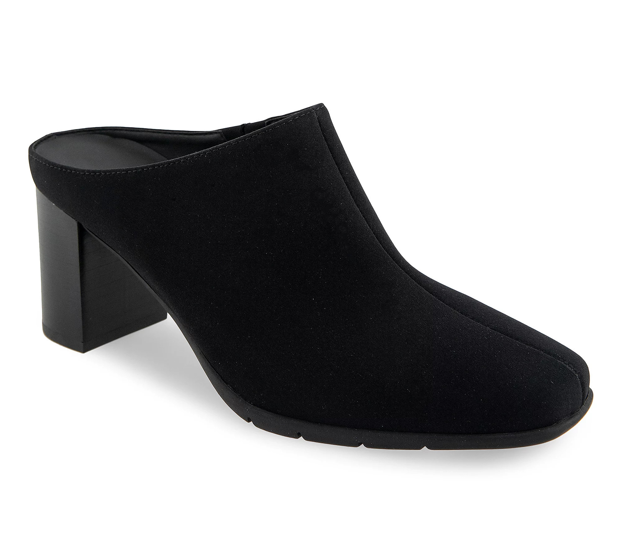 Aerosoles Tapered Toe Block Heel Mule - Maddy | QVC
