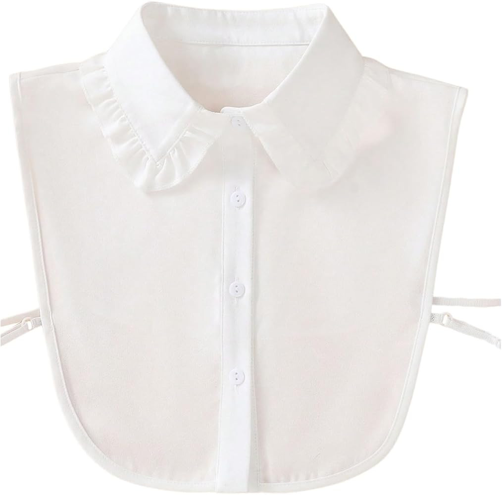 Verdusa Women's Fake Collar Detachable Dickey Collar Half Shirts Blouse | Amazon (US)