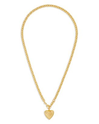 Mini Puffy Heart Pendant Necklace, 18.5" | Bloomingdale's (US)