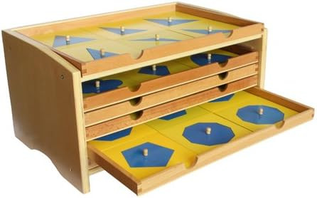 Montessori Geometric Cabinet with 35 Insets | Amazon (US)