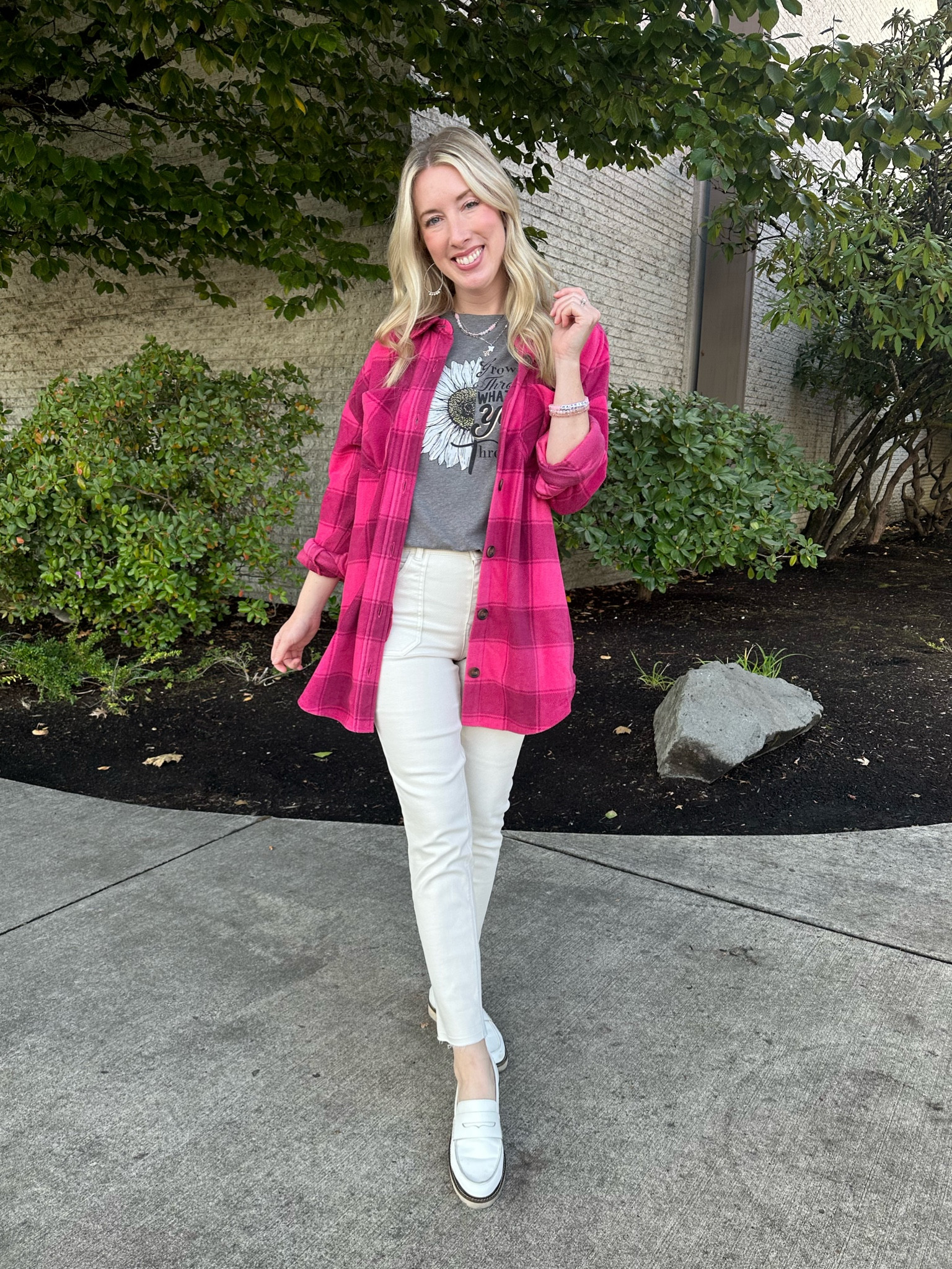 Shop specialty items in store and online to support Living Beyond Breast Cancer 🩷  

This pink shacket is oh so cozy!



#LTKGiftGuide