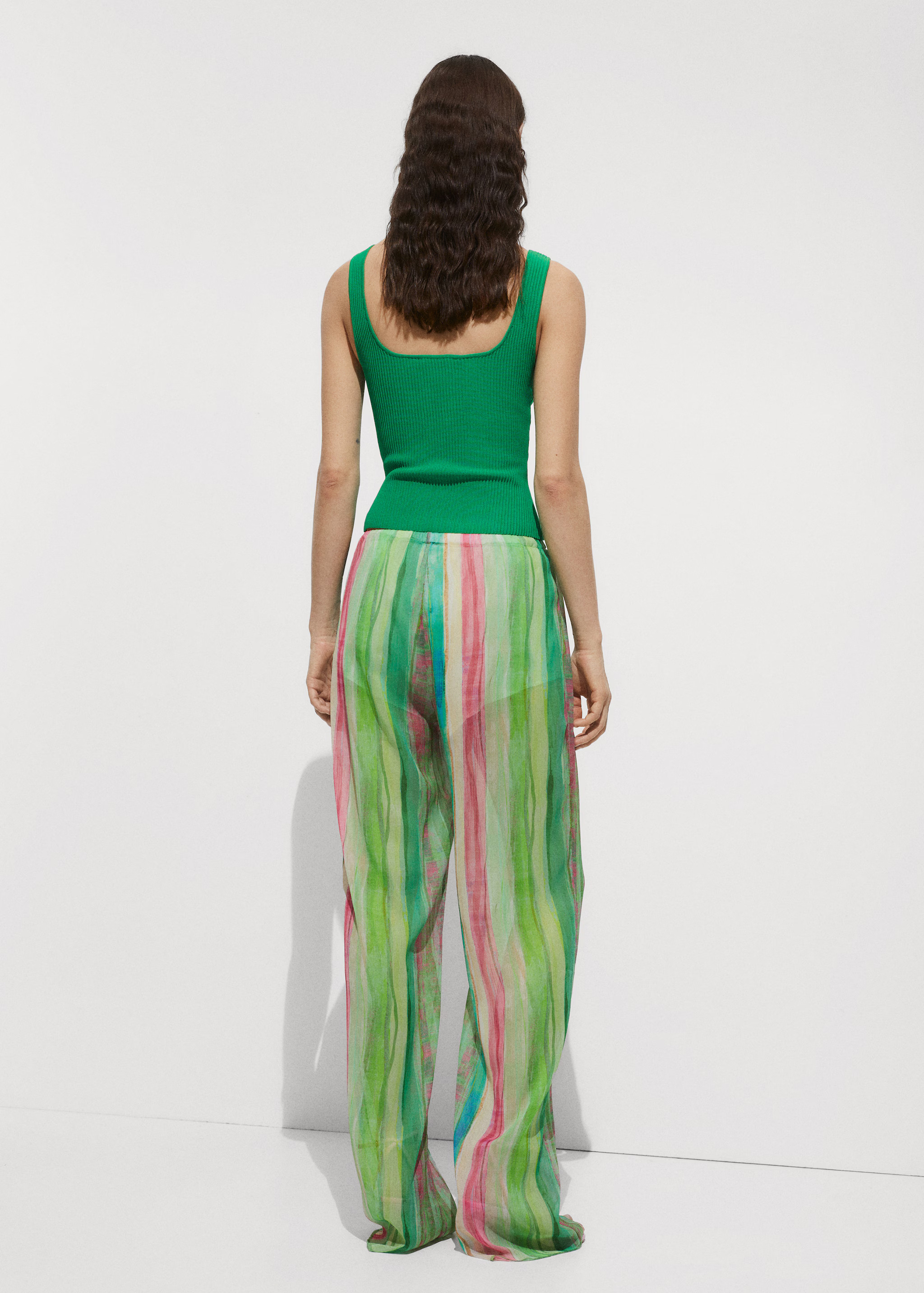 Strick-Top mit Rippstruktur | MANGO (DE)