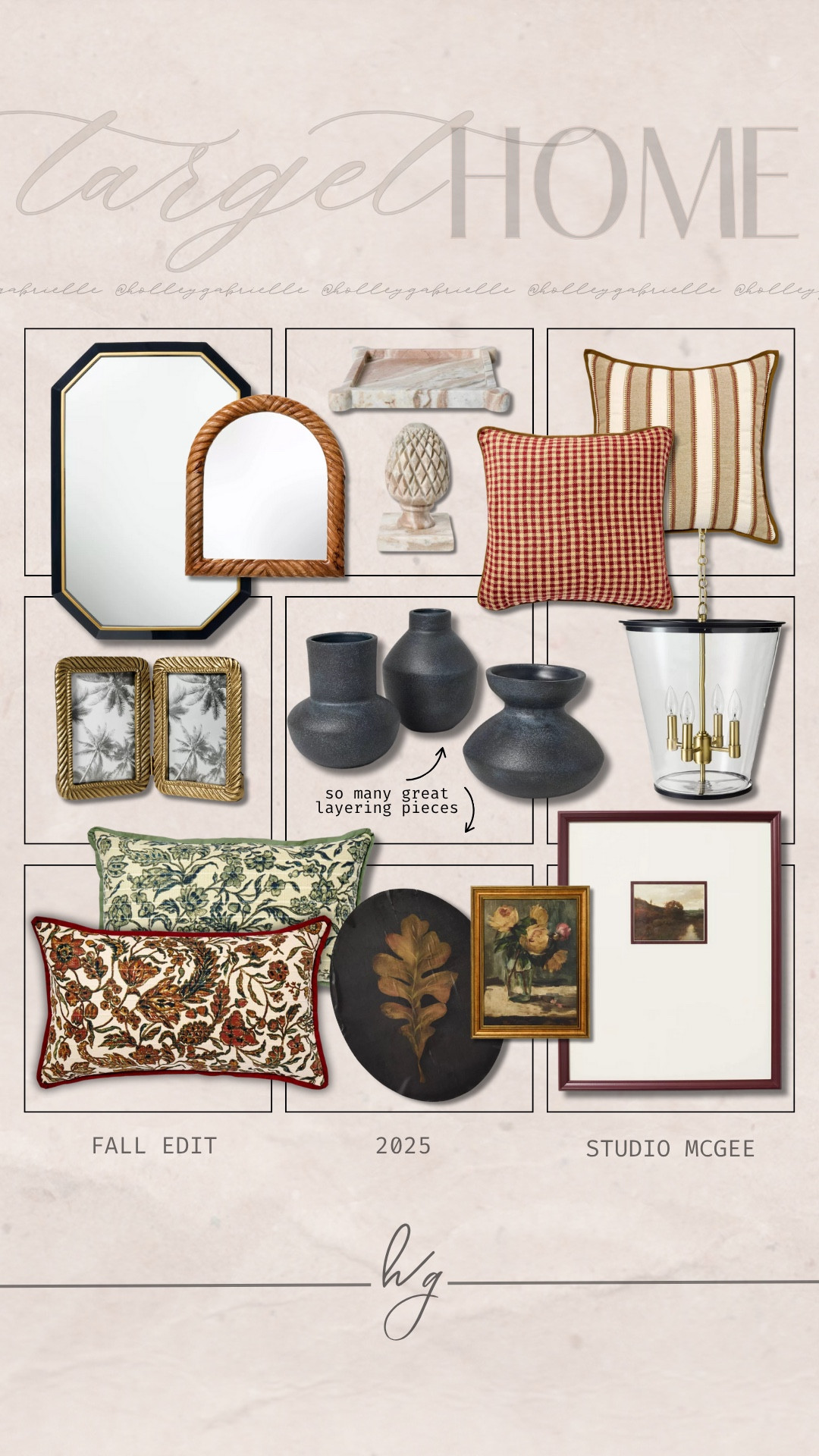 New from Studio McGee — their 2025 fall edit 🤎🍂🙌🏼 so many gorgeous pieces that honestly could be used & styled year round! I’m so excited to style what I snagged & share! ☺️

Target / threshold / home decor / cozy home / new arrivals / pillows / furniture / fall vibes / neutrals / Holley Gabrielle 

#LTKHome #LTKFindsUnder50
