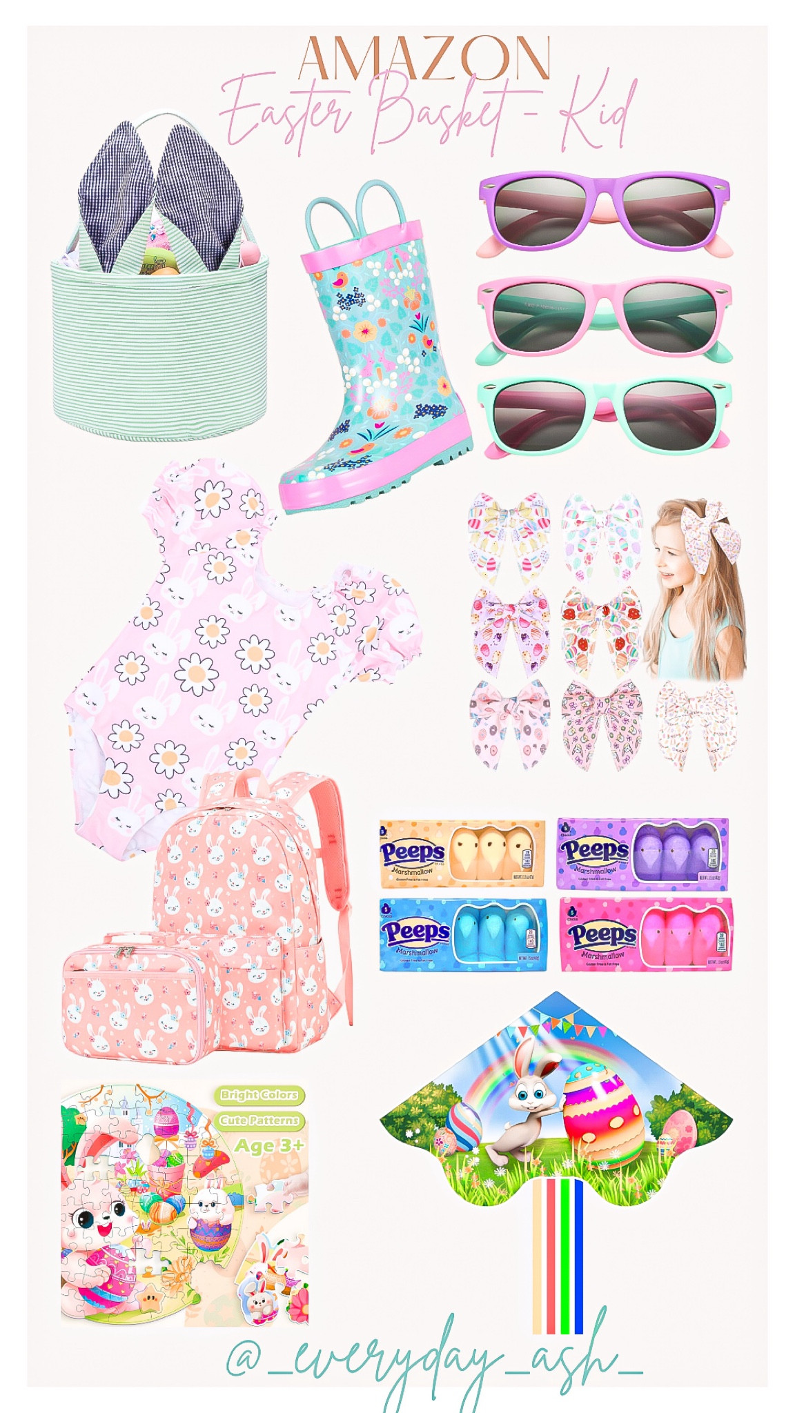 Kids Easter basket ideas 💗🐣🐰

Kids toys, Easter basket, kids gifts, little girl clothes, spring fashion, kids shoes, rain boots, kids sunglasses , kids swimsuit, hair bows, kids backpack, kids candy, kids kite, puzzle, kids toys, kids games 

#LTKfindsunder50 #LTKfamily #LTKkids
