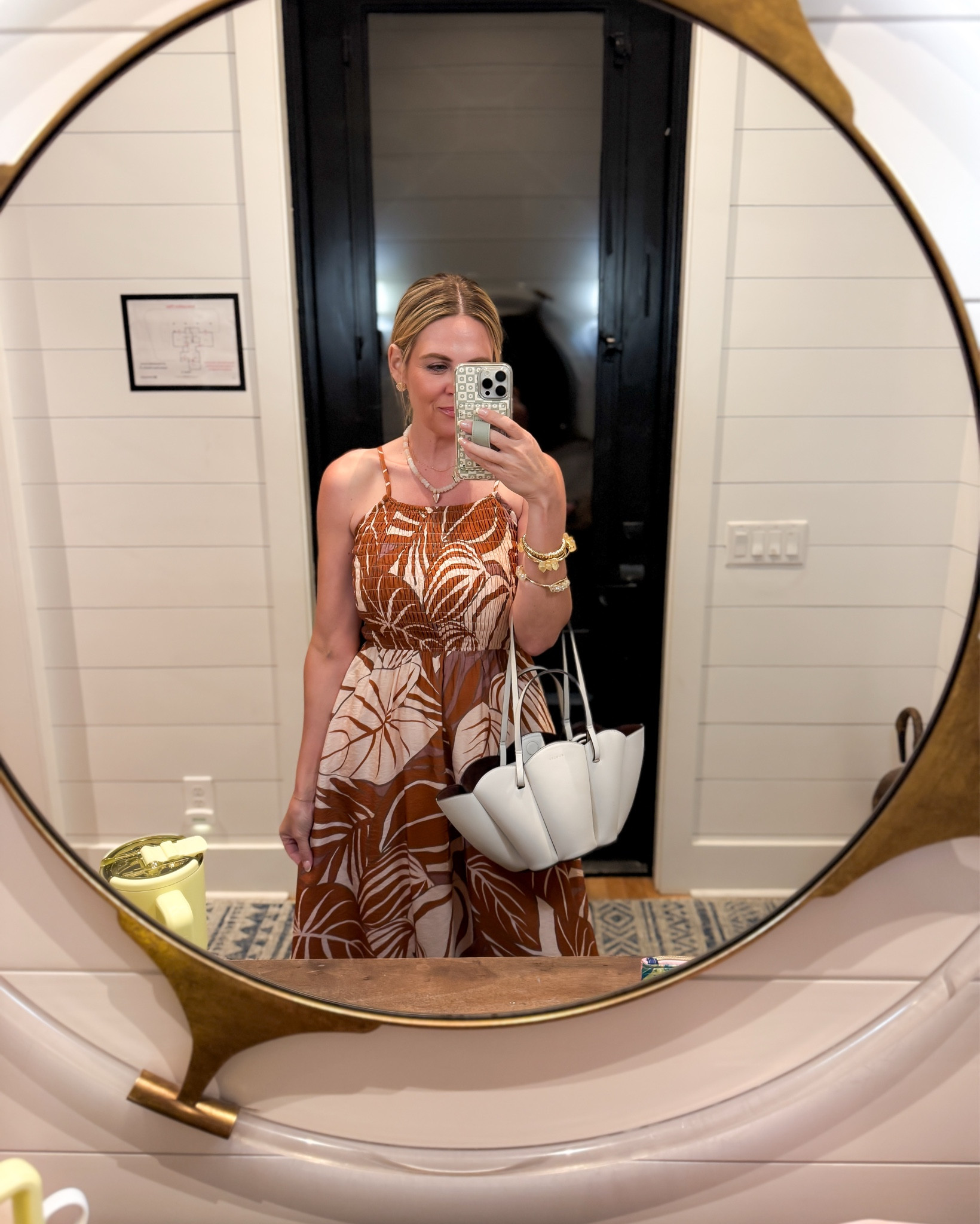 Cutest and comfy vacation dress. I love the neutral color pallet. 

Please feel free to use my code to shop the dress. 
ERINGLADDING15 

#LTKTravel #LTKGiftGuide #LTKOver40