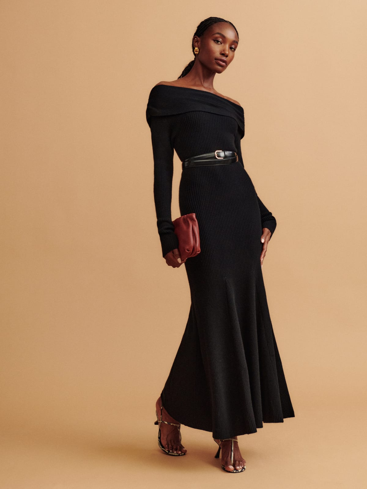 Edith Cashmere Dress | Reformation (Global)