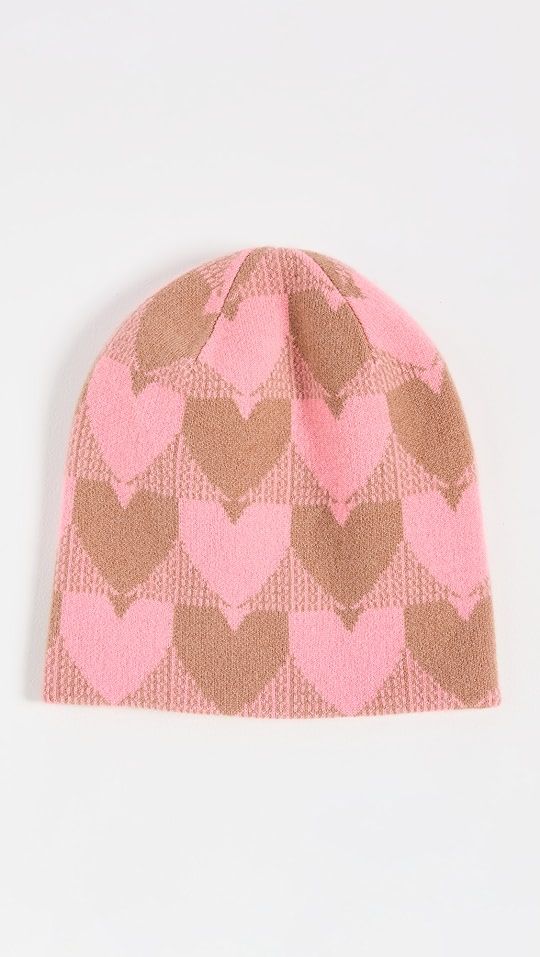 Heart In Check Beanie | Shopbop