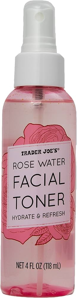 Rose Water Facial Toner Hydrate and Refresh by Trader Joe's (1 Bottle) | Amazon (US)