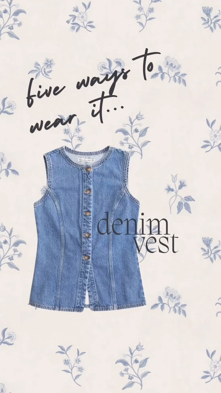 5 ways to style a denim vest. What was your fave? Were the linen pants terrible? How do we feel about the fisherman sandals? (Be honest ok TIA) 
.
.
.
#sahmfashion #catholicfashion #modestoutfit