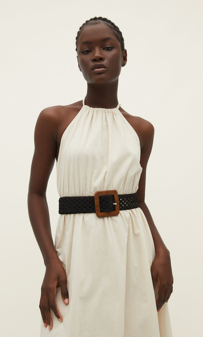 Top en crochet à col arrondi échancré | Stradivarius (FR)