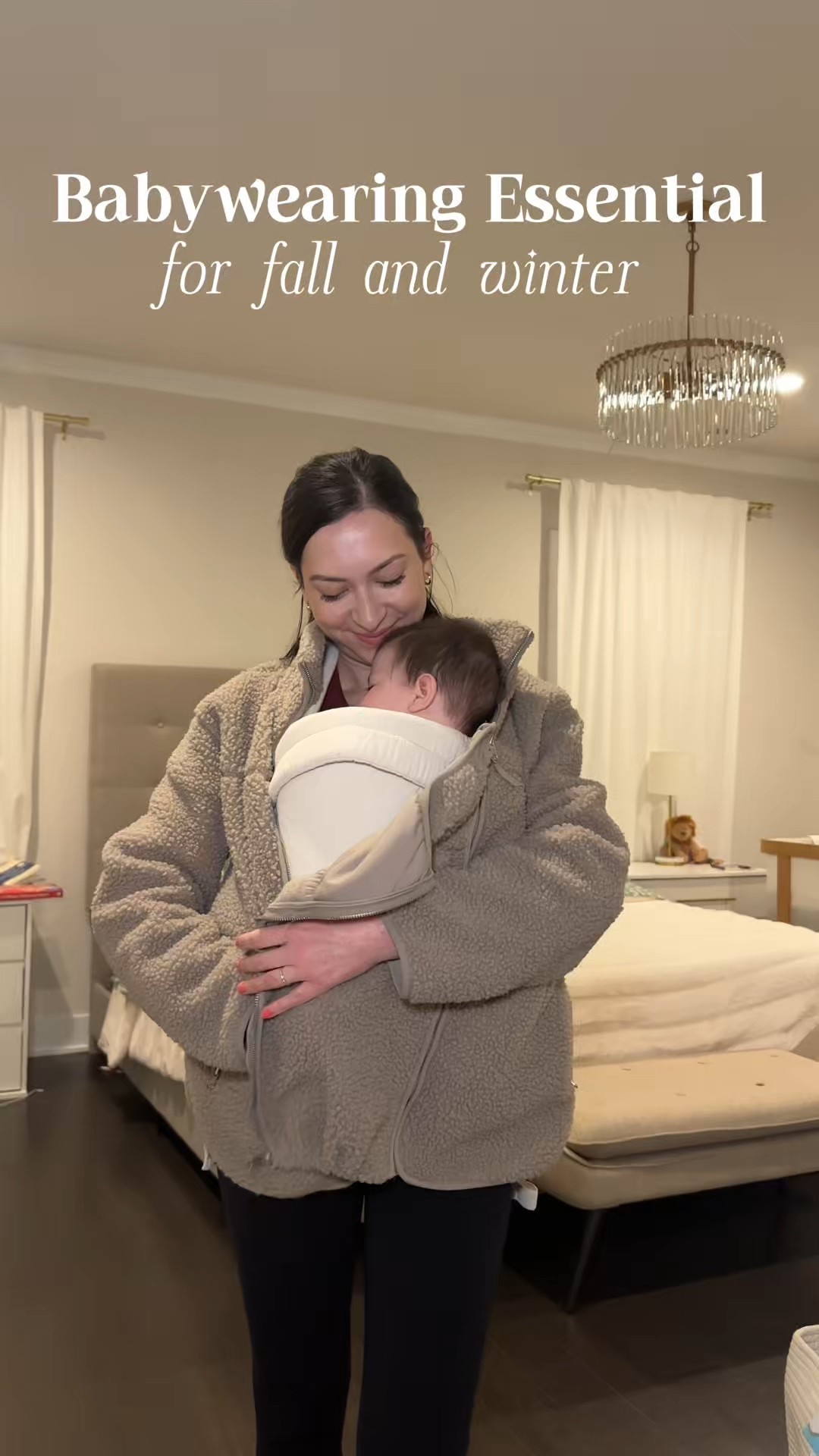 Baby wearing jacket - I’m wearing a small and I’m 5’2 for length reference! This jacket runs big for an oversized fit. Seasonal jacket // newborn mom // baby must haves // mom style // baby carrier jackett

#LTKSeasonal #LTKBaby #LTKootd