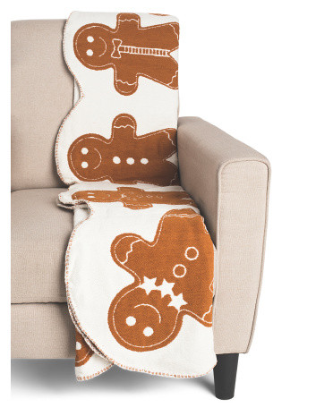 Scallop Gingerbread Throw | TJ Maxx