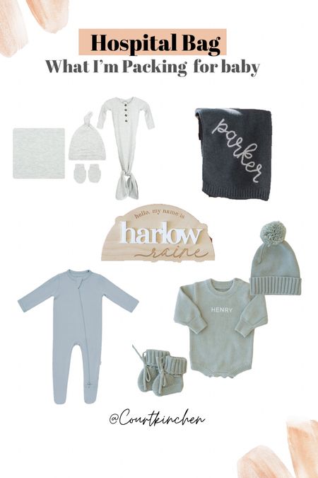 What I’m packing in my hospital bag for baby boy as a postpartum nurse and 2nd time mom.

Hospital bag / Baby gown / baby swaddle / kyte onesie / wooden name sign / going home outfit and blanket /boppy

#LTKbump #LTKbaby