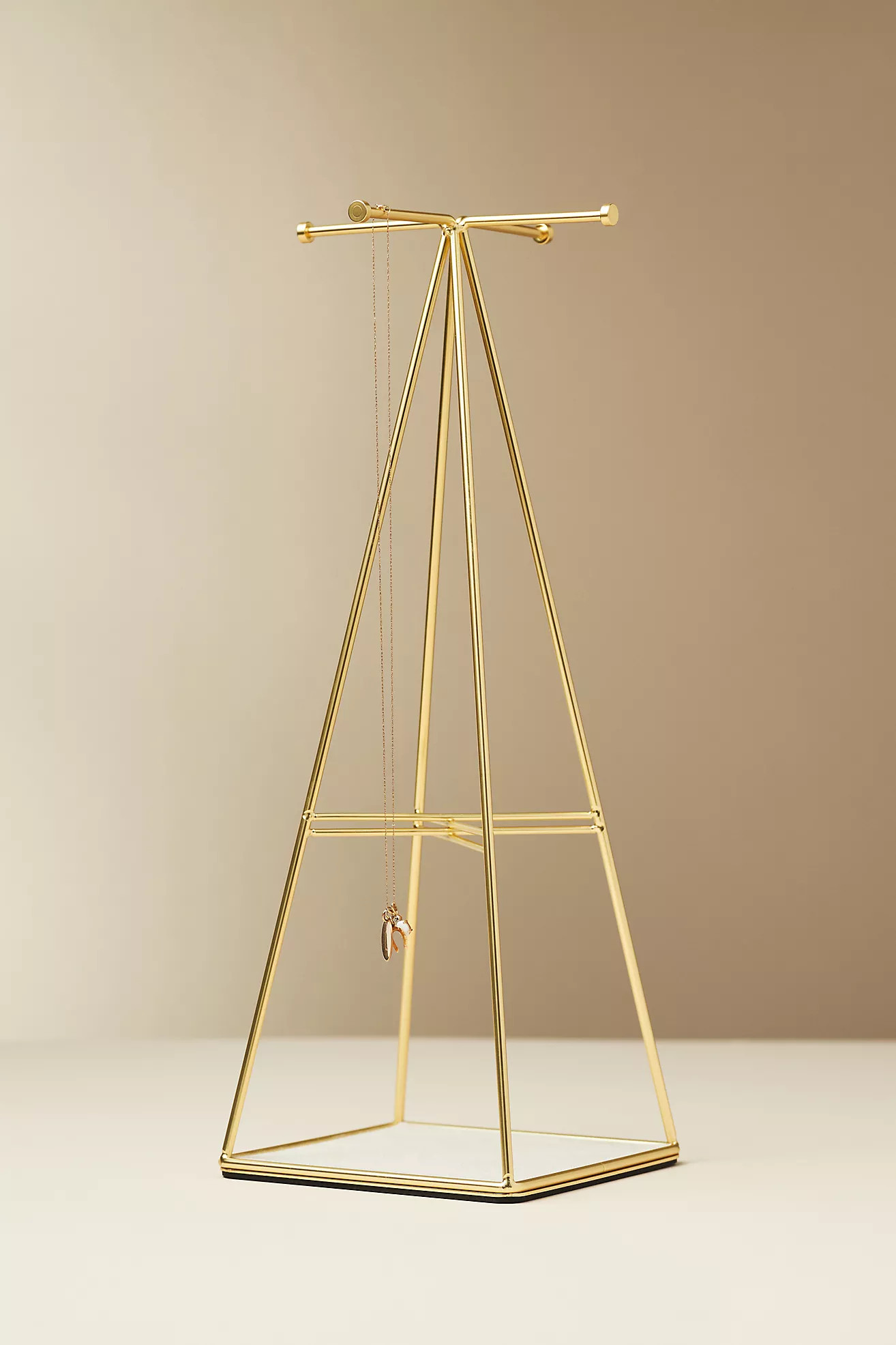 Prism Gold Metal Jewelry Stand | Anthropologie (US)