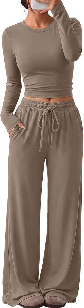 Trendy Queen Women's 2 Piece 2026 Fall Fashion Lounge Set with Pockets | Amazon (US)