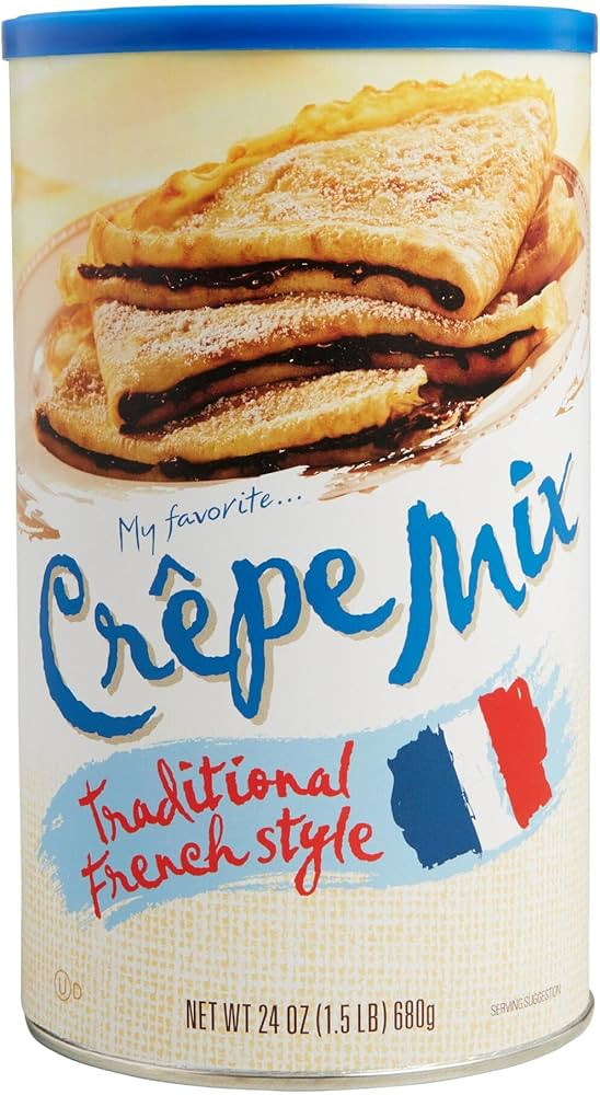 My Favorite Crepe Mix Traditional French Style - Quick Pantry Staples for Crepe Maker - Gourmet F... | Amazon (US)