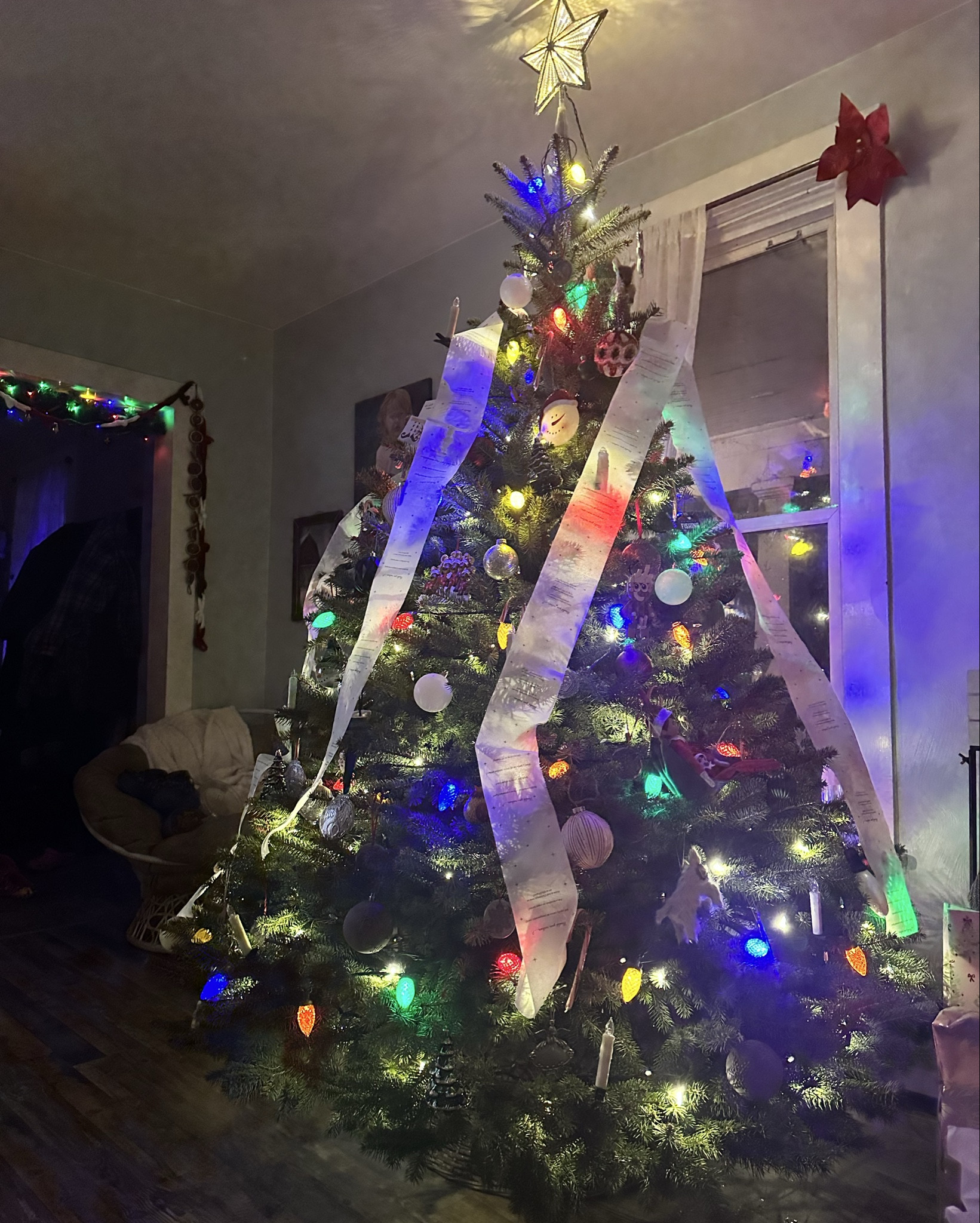 Elf on the Shelf idea! 

This works best after the day of tic tac toe. The sign says “uh oh, Tootsie is banana sore loser”. We used a funny prank toilet paper roll I found at Target but regular toilet paper works just fine too! 

We also use old face masks as tree hammocks for the elf family to lounge around in. 

Just 3 more days everybody!!! 

#LTKSeasonal #LTKKids #LTKHoliday