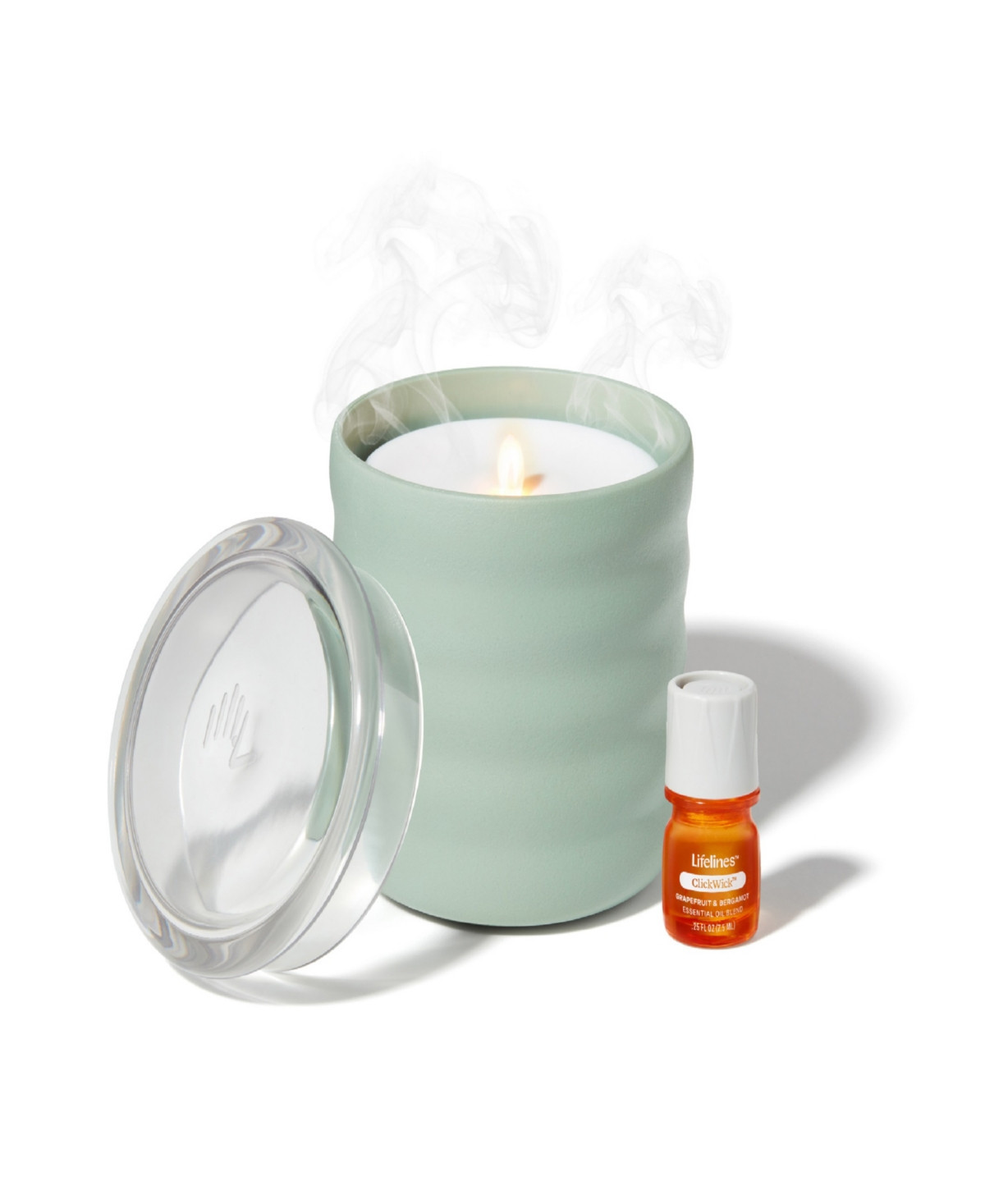 Lifelines Flameless Candle Diffuser - Bubble Green | Macy's