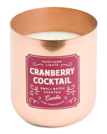 16oz Cranberry Cocktail Scented Candle | TJ Maxx