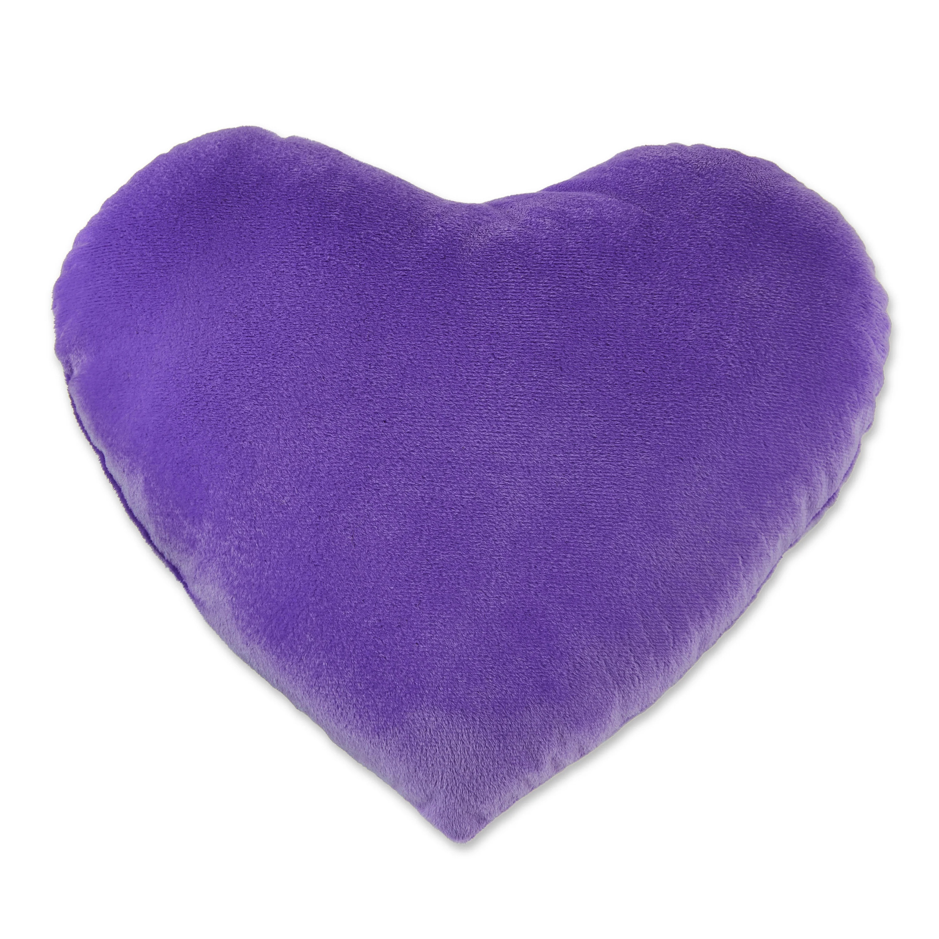Valentine's Day Decorative Heart Pillow, Purple, by Way To Celebrate | Walmart (US)