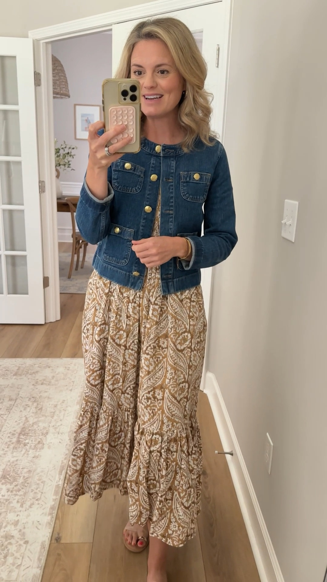Today’s outfit! Loving this lady denim jacket paired over a late summer dress that can be worn into the fall! This print is no longer available but I linked what’s in stock with a sale item! 

Marea, Sasco dress, Jcrew factory 

#LTKOver40 #LTKFindsUnder100 #LTKStyleTip
