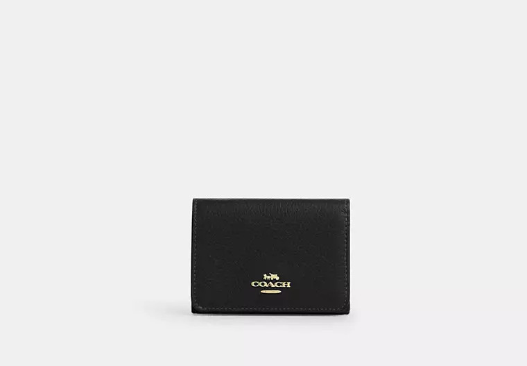 Card Holder Wallet In Signature Canvas | Coach Outlet US