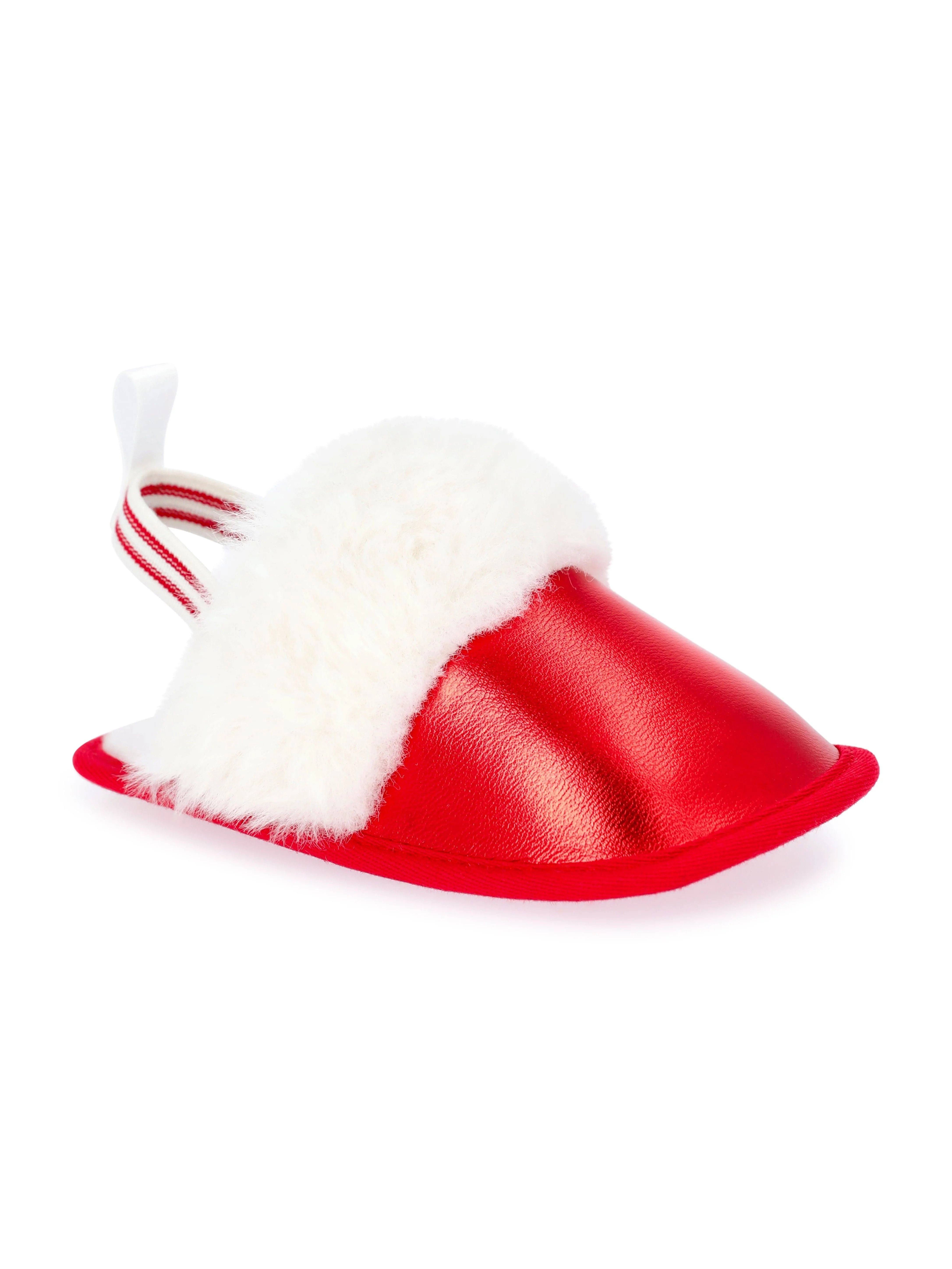 Carter's Child of Mine Baby Boys or Girl Holiday Faux Fur Clogs | Walmart (US)