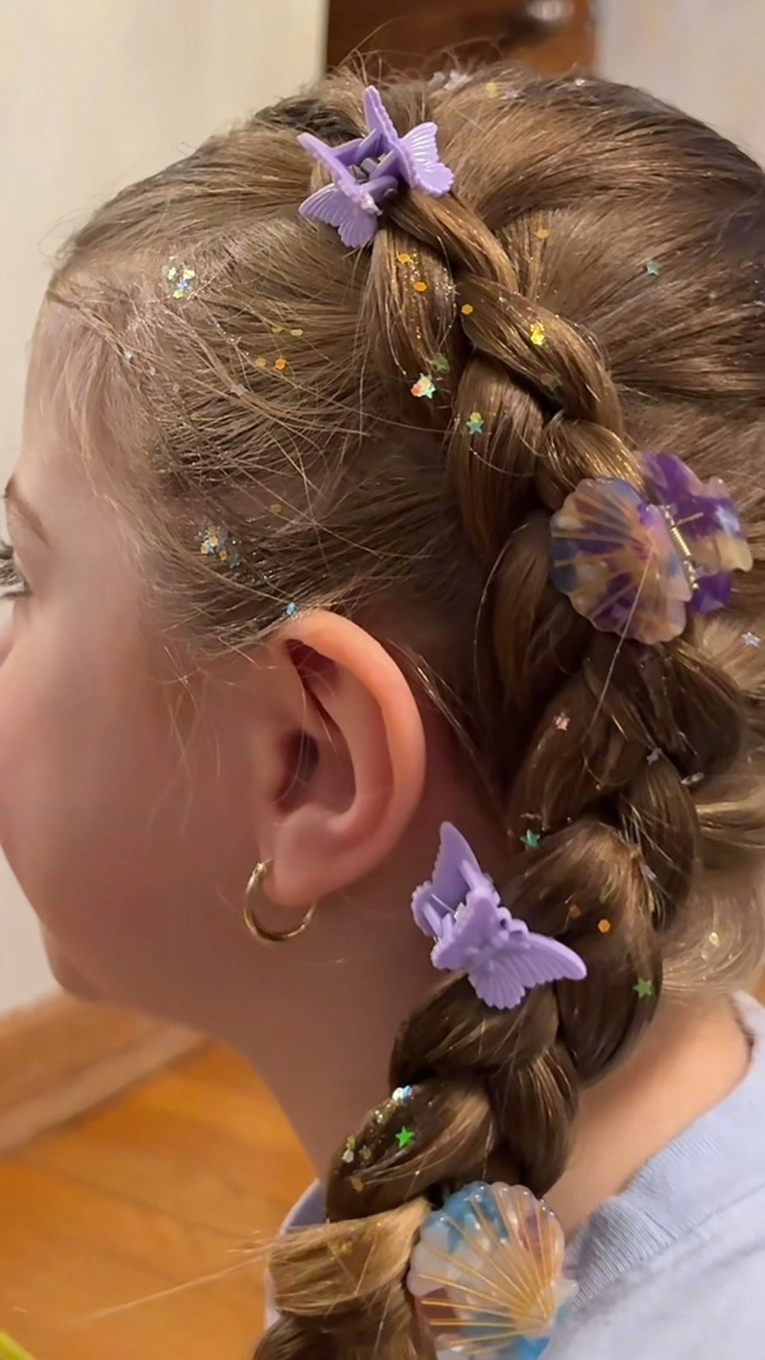 Nontoxic hair glitter for kids! Butterfly clips and mermaid hair! Perfect for wacky Wednesday! 

#LTKdayinmylife #LTKmomlife #LTKBeauty