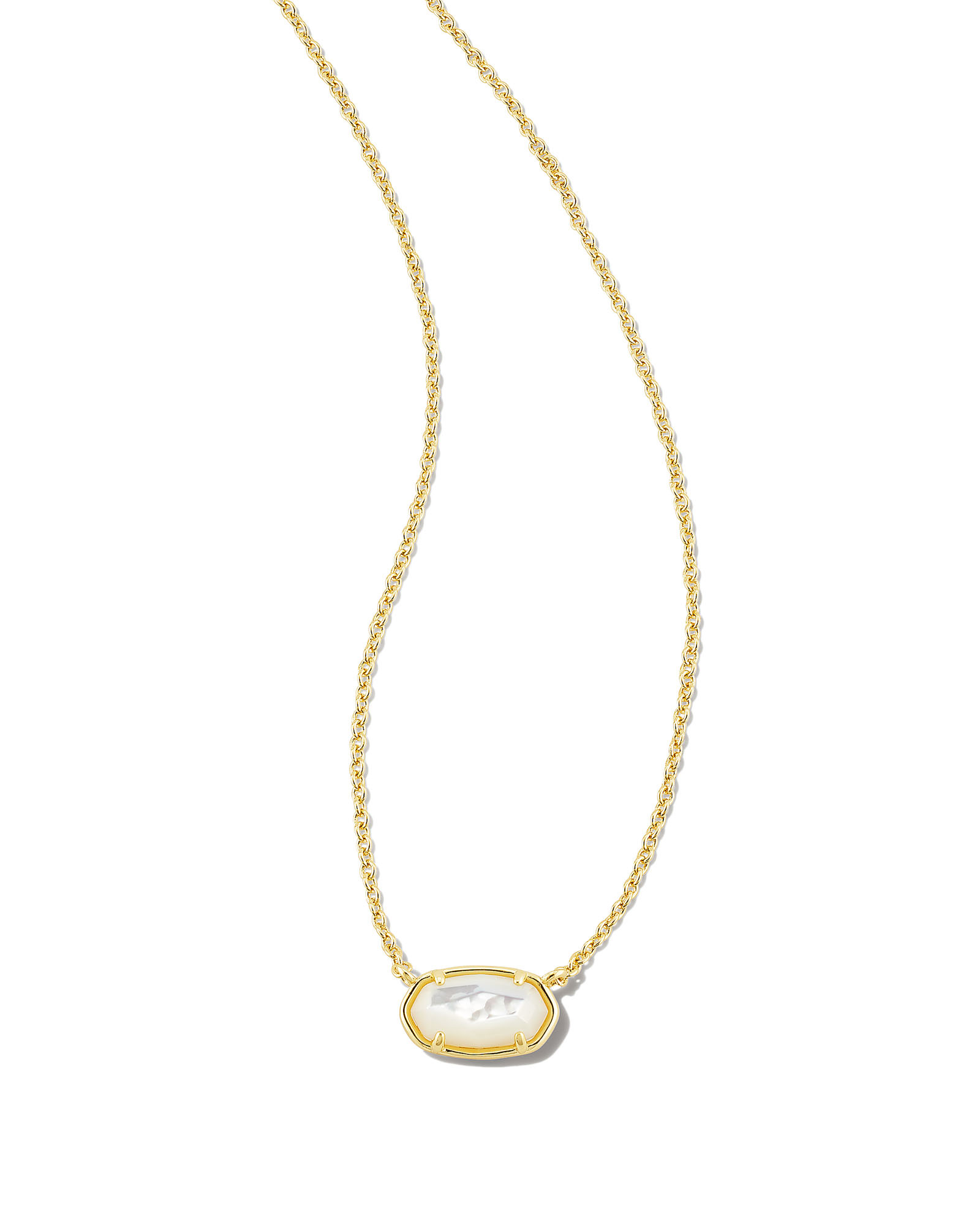 Grayson Gold Pendant Necklace in Ivory Mother-of-Pearl | Kendra Scott