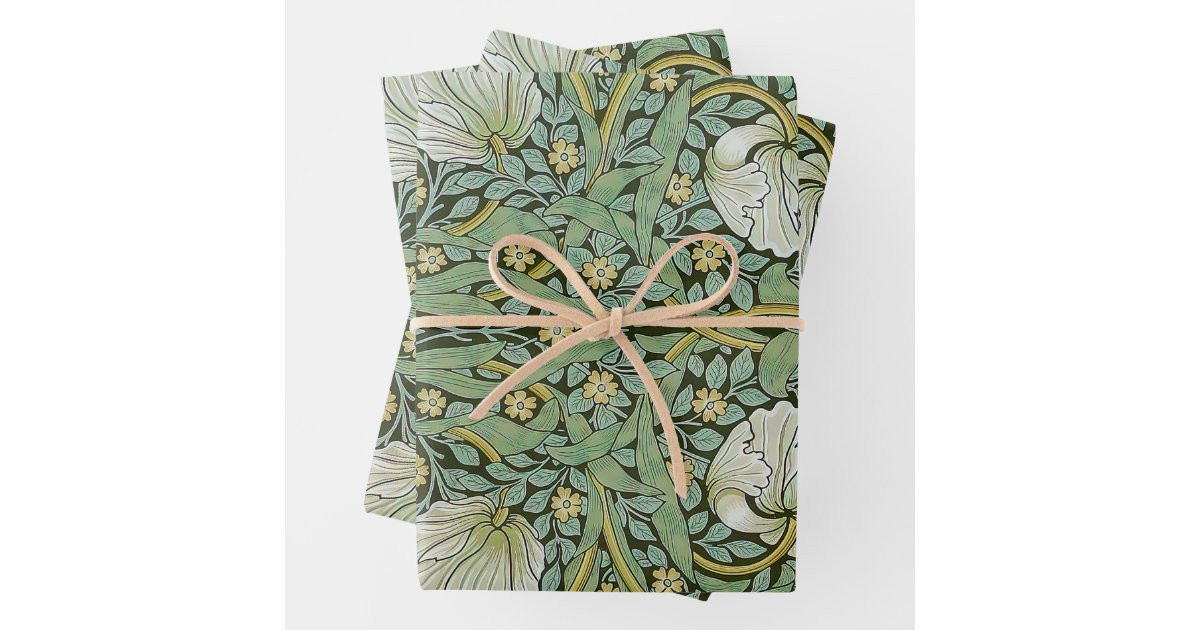 William Morris - Pimpernel Wrapping Paper Sheets | Zazzle