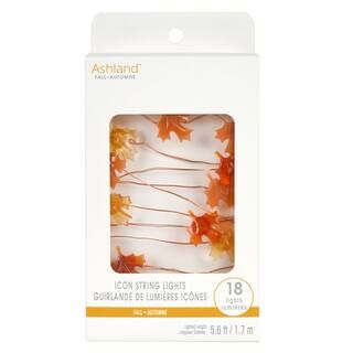 18ct. White LED Leaf String Lights by Ashland® | Michaels Stores