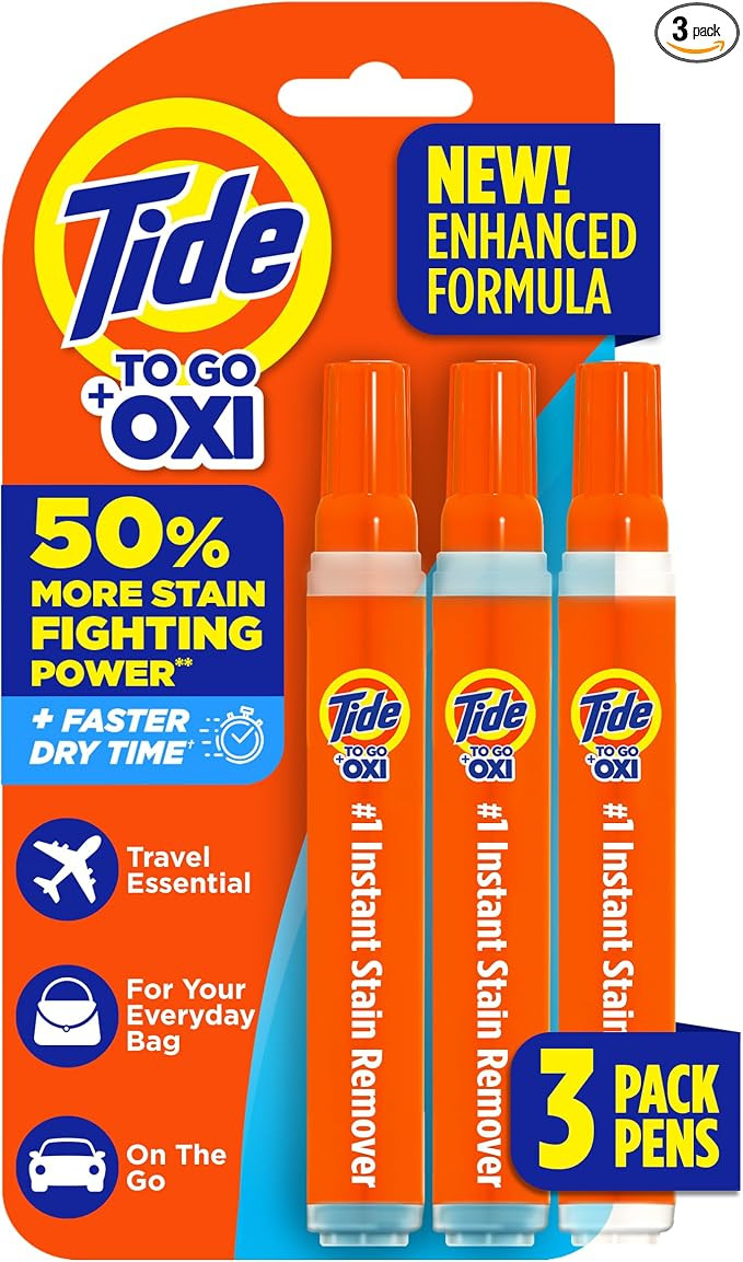 Tide Stain Remover for Clothes, Tide To Go Pen, Instant Stain Remover Pen & Spot Cleaner, Portabl... | Amazon (US)