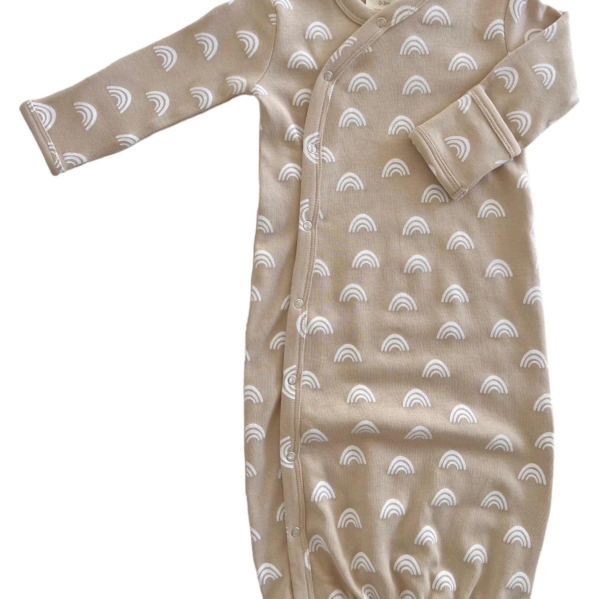 Tan Rainbow / Organic Gown | SpearmintLOVE